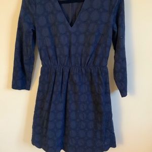 Navy cotton dress